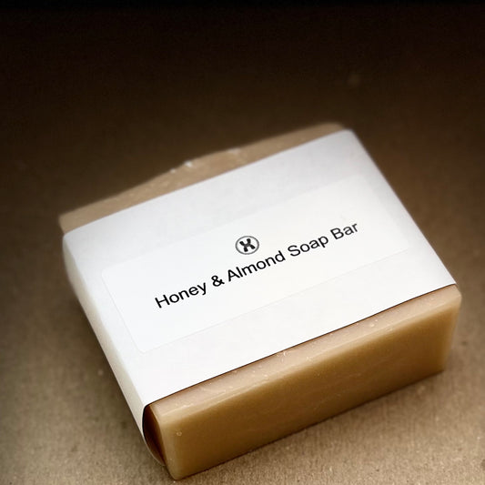 Almond & Honey Soap Bar - Calming and Relaxing Soap - Improve Skin Tone - Soothes irritated skin